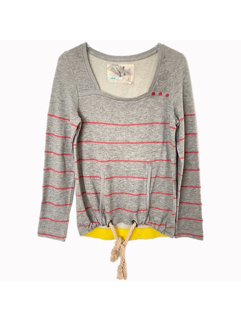 Kimchi Blue Terry Cloth Nautical Sweatshirt Sz S